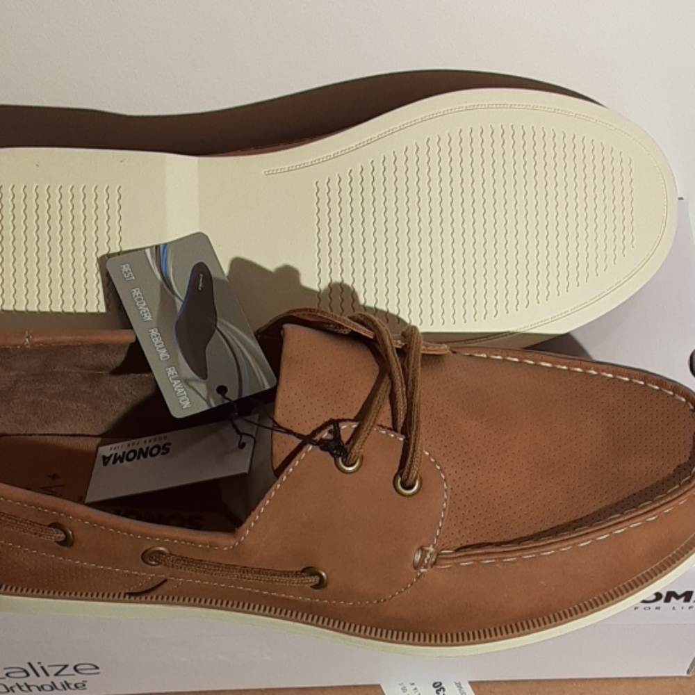 Mens Boat  Shoe by Sonoma, New in Box - Picture 4 of 4